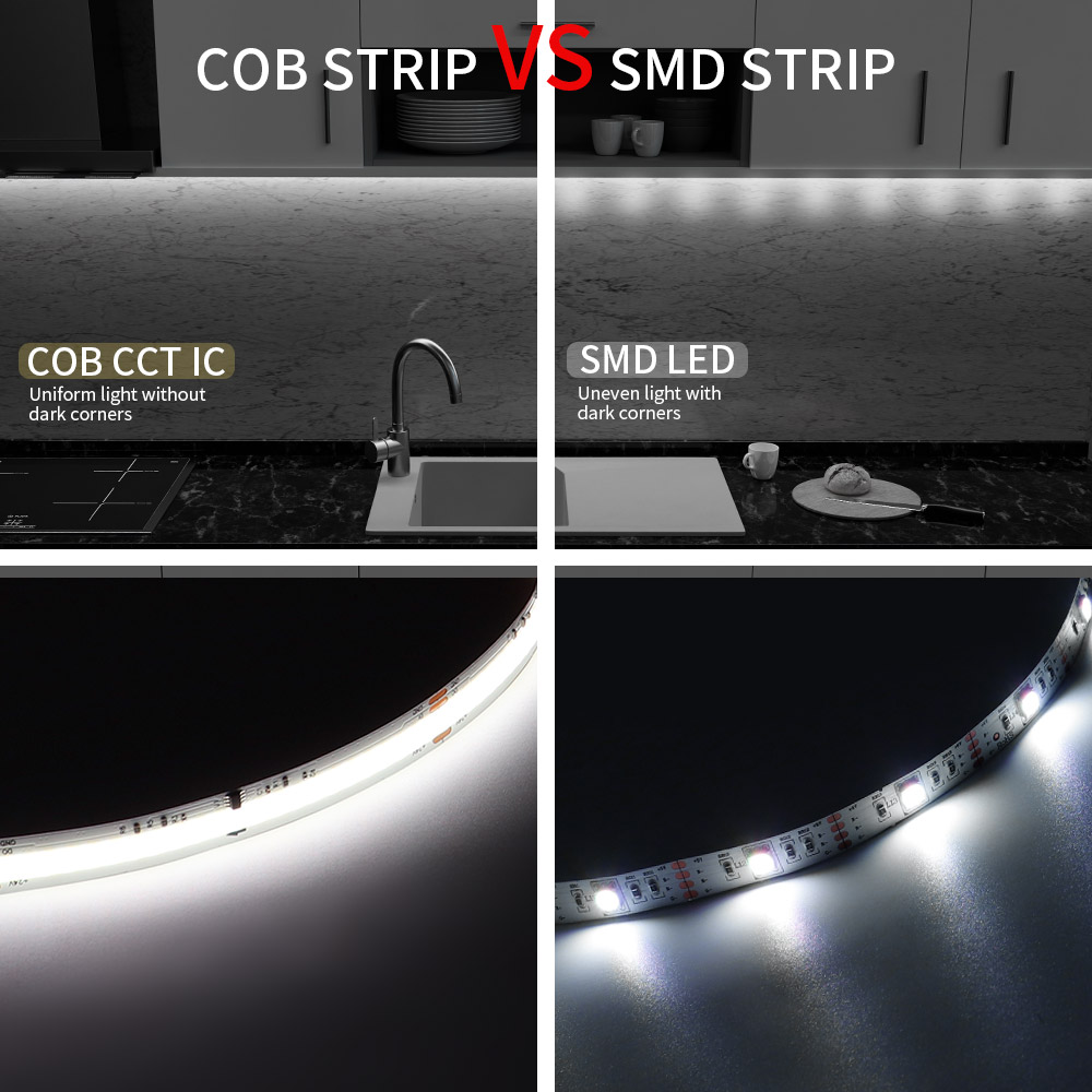 COB SPI WS2811 IC CCT LED Stri - Neopixel ulasan dan harga