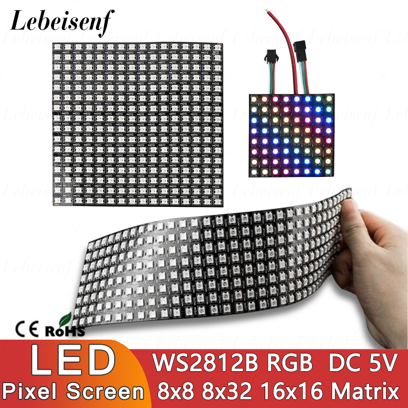 LED Digital Pixels Screen WS28 - Ws2812B ulasan dan harga