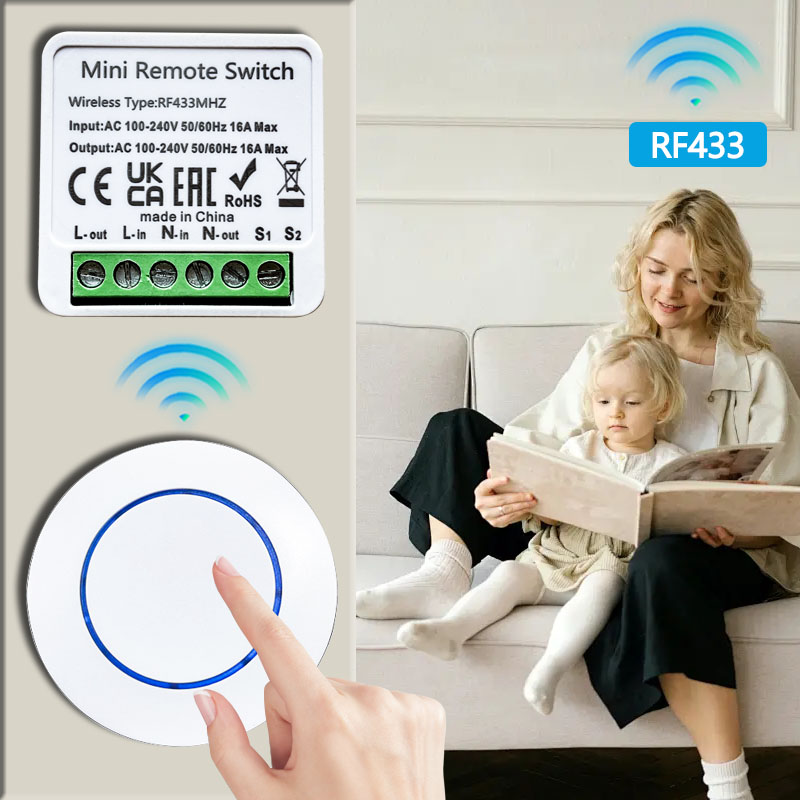433HMz Wireless Light Switch 1 - Joystick Module ulasan dan harga