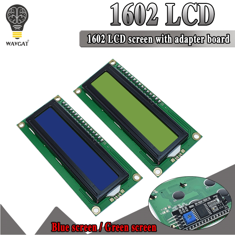 LCD1602 LCD Module Blue Screen - Lcd 1602 ulasan dan harga